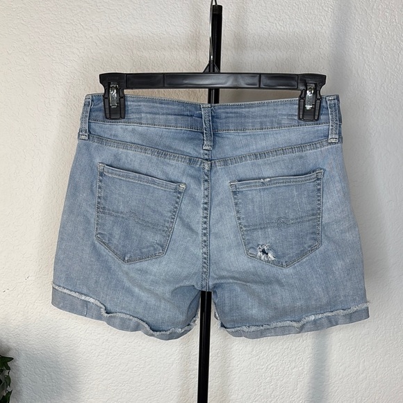 Arizona Jean Company Jean Shorts | Distressed Light Wash - Picture 5 of 6
